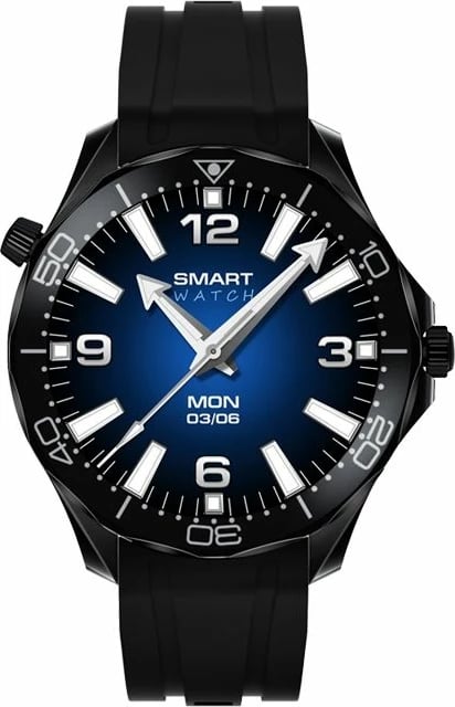 Smartwatch VELTORI unisex, e zezë