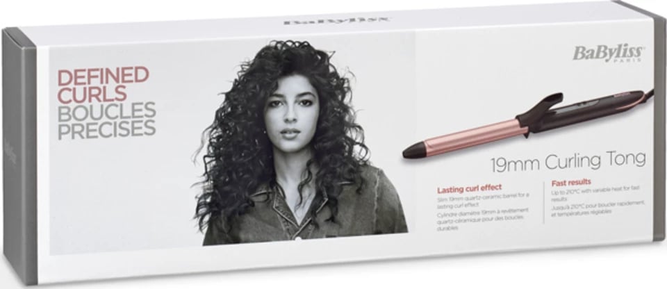 Masha për kaçurrela BaByliss C450E 19 mm 160-210°C, rozë e artë/zezë