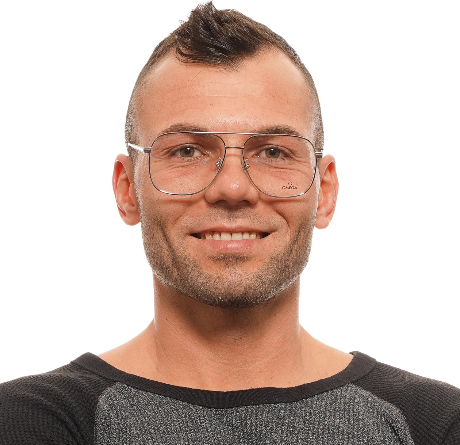 Syze optike për meshkuj Omega, të hirta