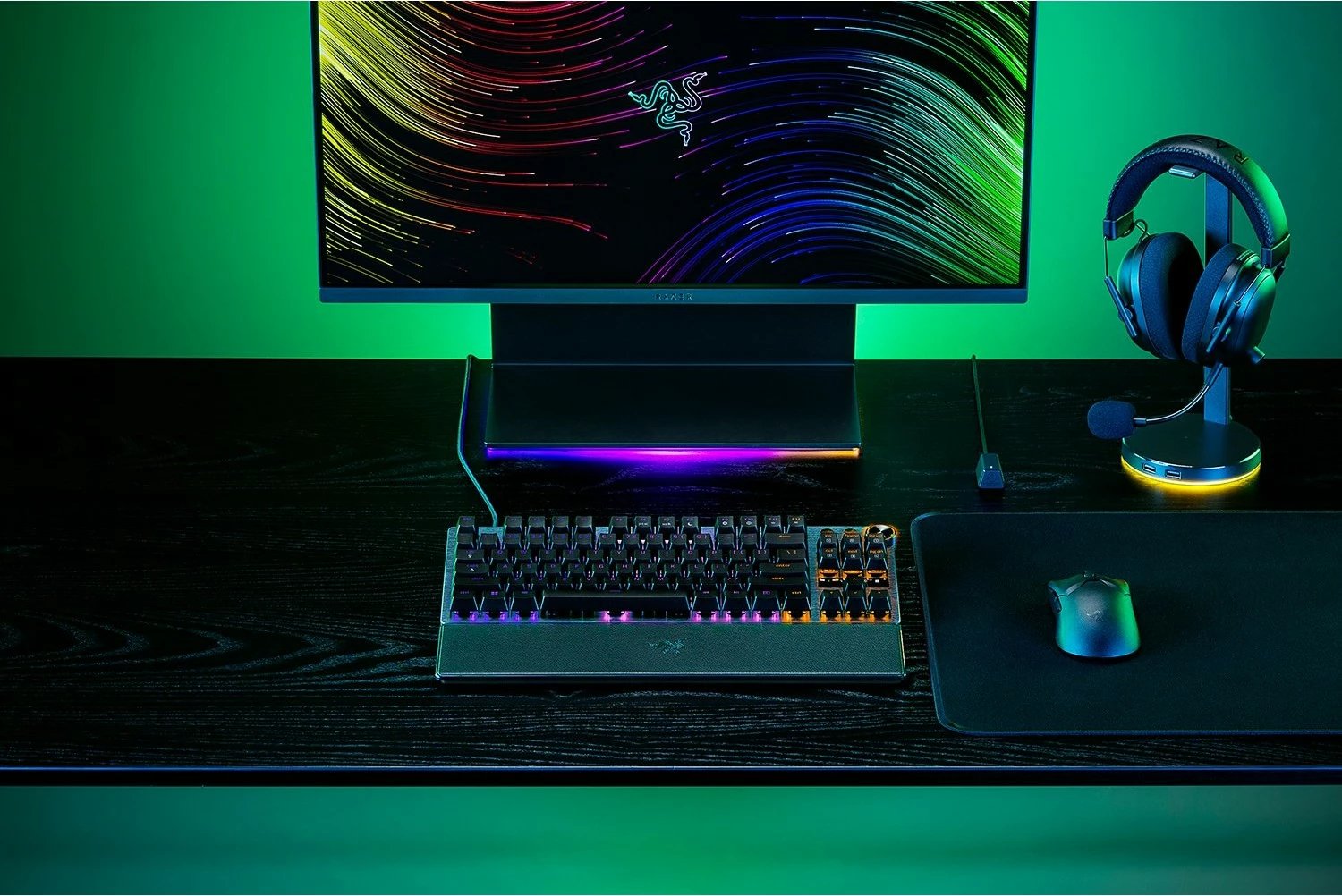 Tastierë Razer Huntsman V3 Pro Tenkeyless, RGB, DE