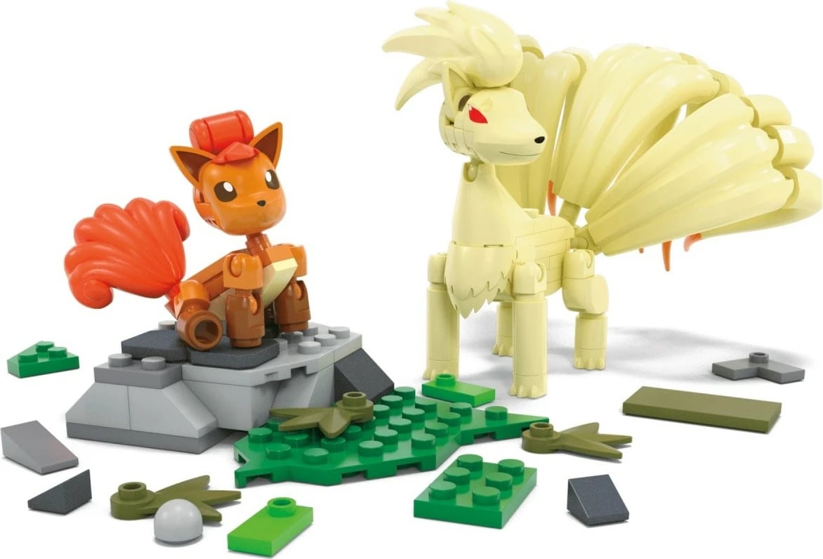 Set ndërtimi Mega Bloks Pokémon Evolution Vulpix HTH79, 145 pjesë, plastikë