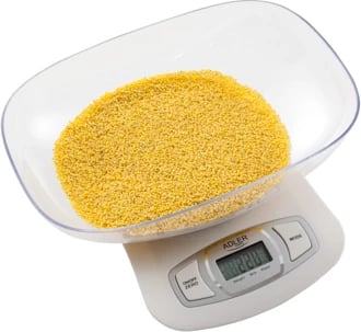 Peshore kuzhine me tas, Adler AD 3137, 5 kg/1 g, tas 1.5 L, e bardhë