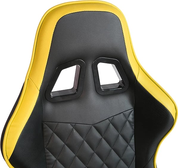 Karrige gaming Ranger, zyre, e zezë-verdhë, 52x74x138