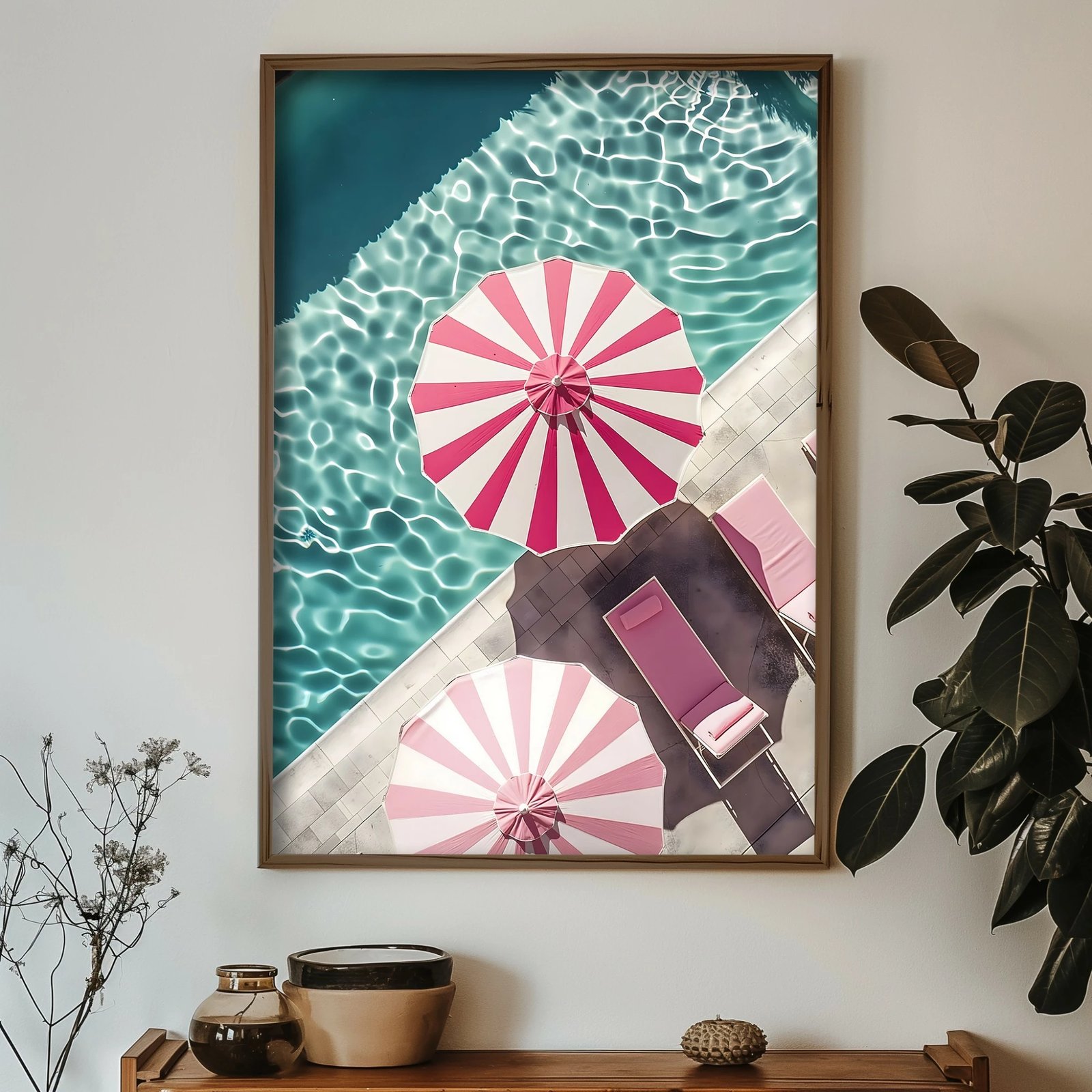 Pikturë dekorative me kornizë MDF, Wallity, GE100-L, shumëngjyrëshe, 35x47x3.5cm