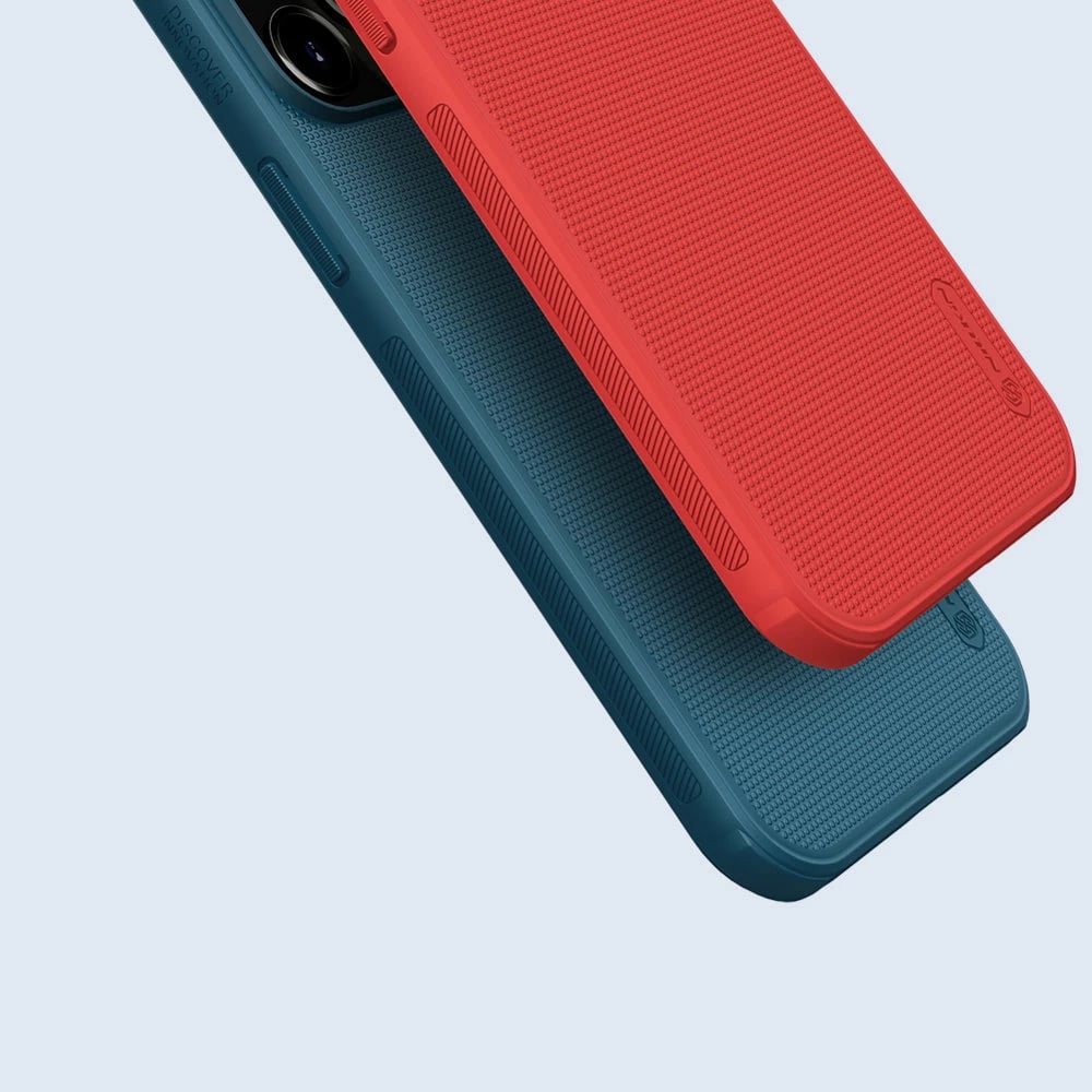 Mbështjellës Nillkin Super Frosted Shield për iPhone 13 Pro, kaltër
