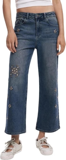 Jeans Desigual femra, të kaltërta