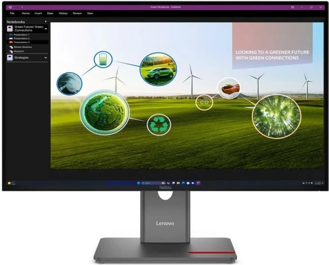 Monitor, Lenovo ThinkVision P27q-40 27", kalibrim, ngjyrë e zezë/ari (64A7GAT6EU)