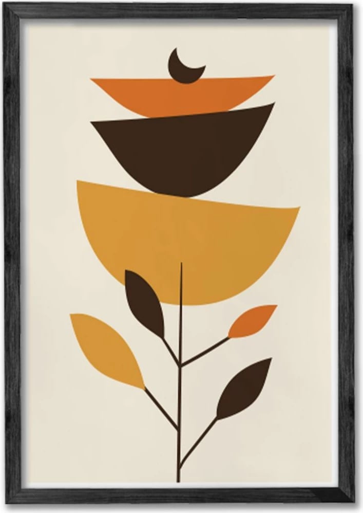 Pikturë dekorative me kornizë (3 copë), Wallity, Ersy3Syhcrv15