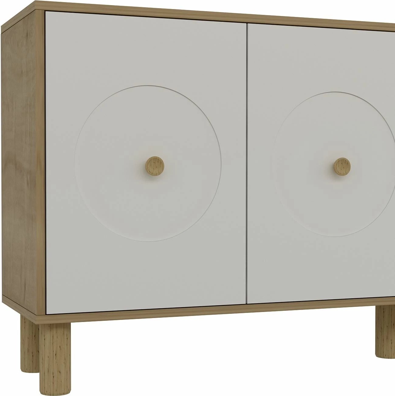 Konsol Skye Decor, Deren KX180 Bohem, lis safir, e bardhë