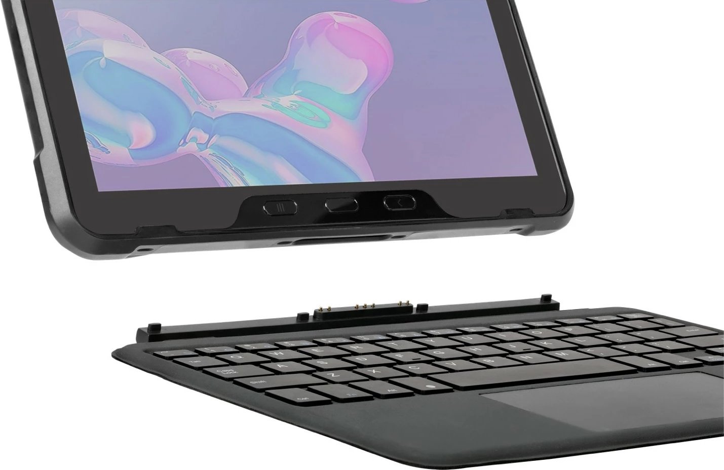 Tastierë magnetike Samsung GP-JKT636TGBBW me trackpad për Galaxy Tab Active4 Pro, QWERTY US English, e zezë