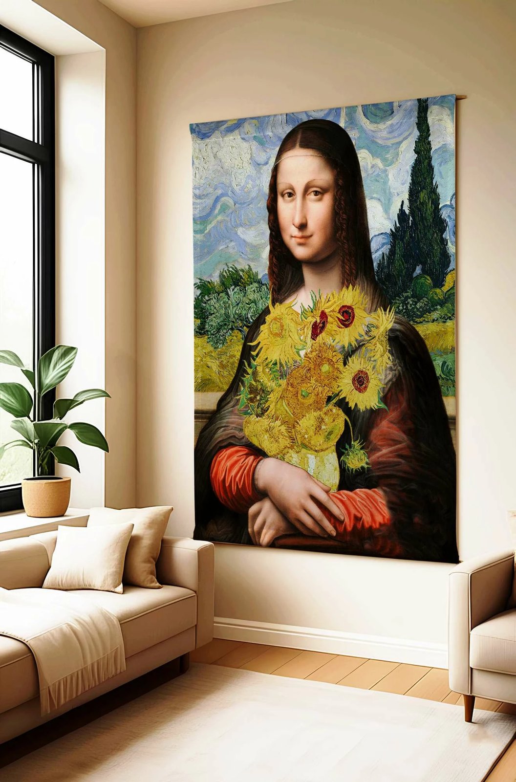 Pikturë dekorative poliestër Wallity, Polybaby 34, 100x140cm