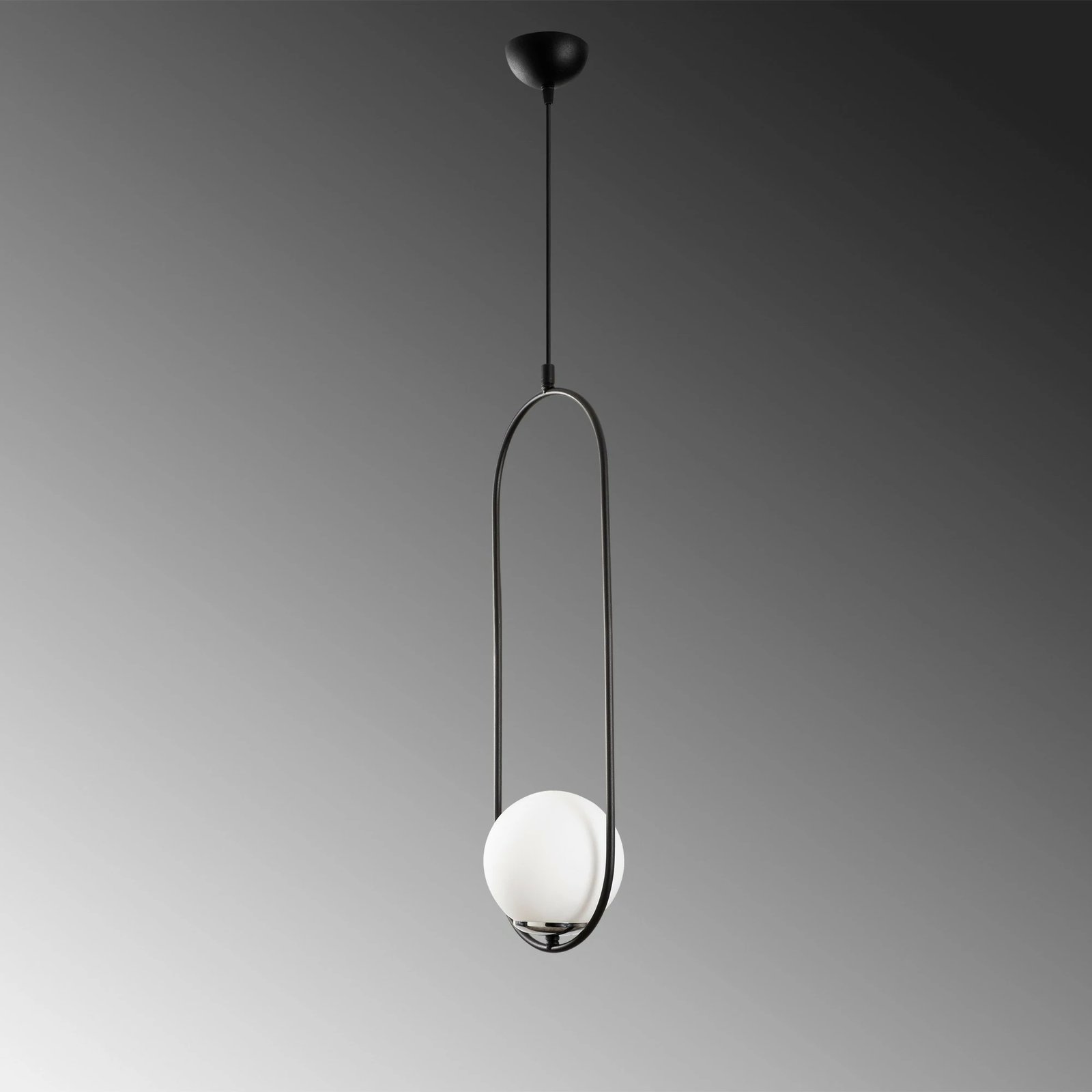 Llambë tavani Opviq, Mudoni - MR - 837, e zezë dhe e bardhë