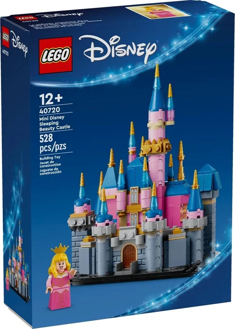 Set LEGO Disney Mini Sleeping Beauty Castle 40720, 528 pjesë, me minifigurë