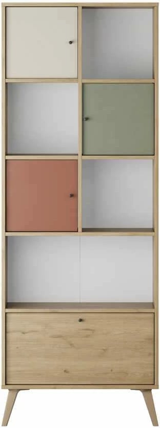 Raft librash Skye Decor, shumëngjyrësh, Tkt-940-Fx-1