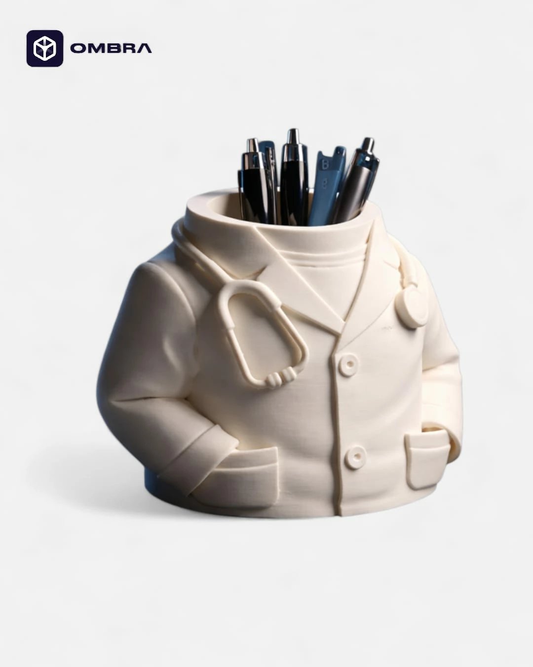 Doctor Pen Holder - e bardhe
