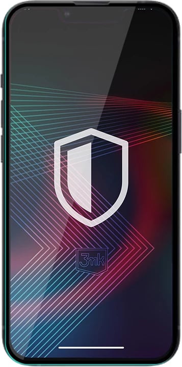 Xham i temperuar 3mk HardGlass Lite për iPhone 14 Plus / 13 Pro Max, 9H, i zi