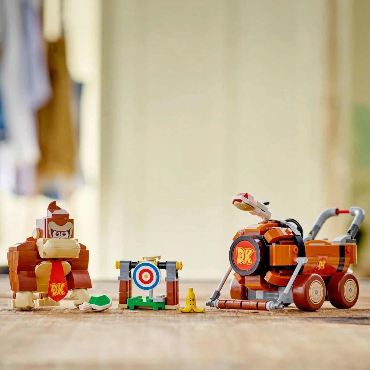 Set ndërtimi LEGO Super Mario 72033 Mario Kart Donkey Kong & DK Jumbo 387 pjesë 8+