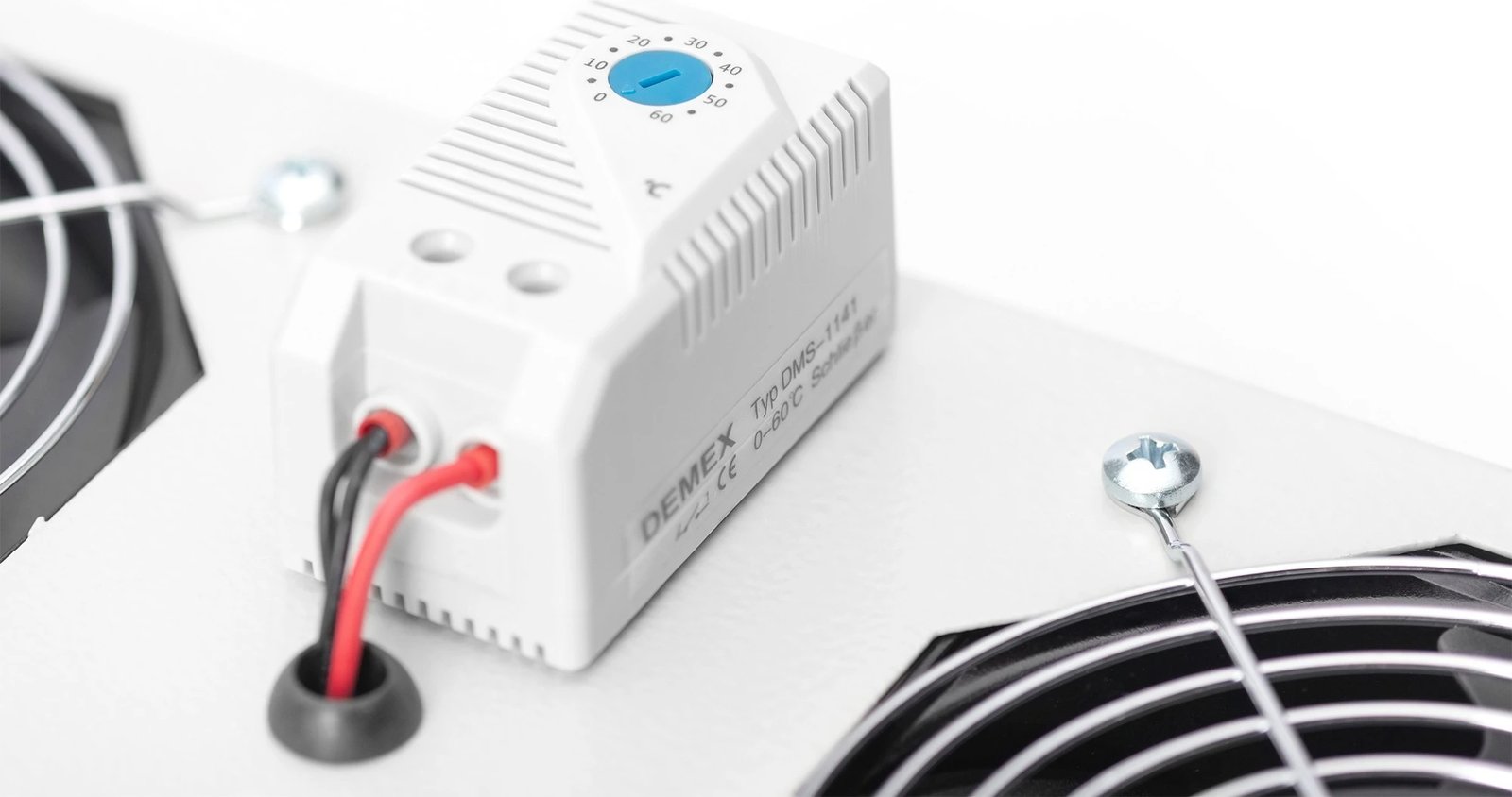 Ventilim tavan për kasë Digitus, 19 inç, 2 ventilatorë, gri