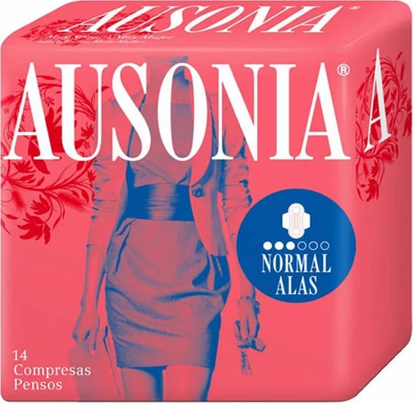 Peceta higjienike Ausonia Normal me krahë 14 copë