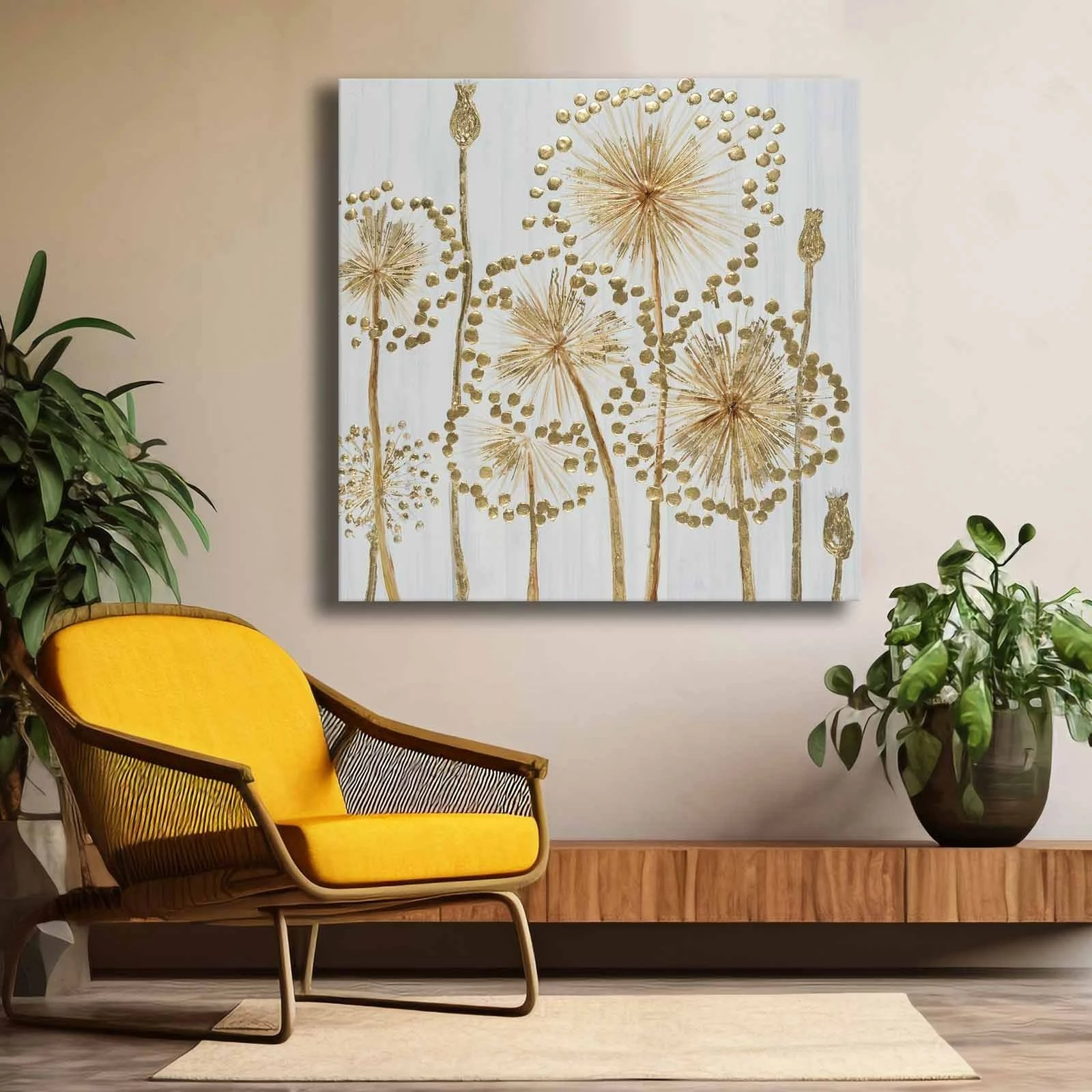 Pikturë dekorative në kanavacë, shumëngjyrëshe, Wallity 6969softc-038, 69x69cm