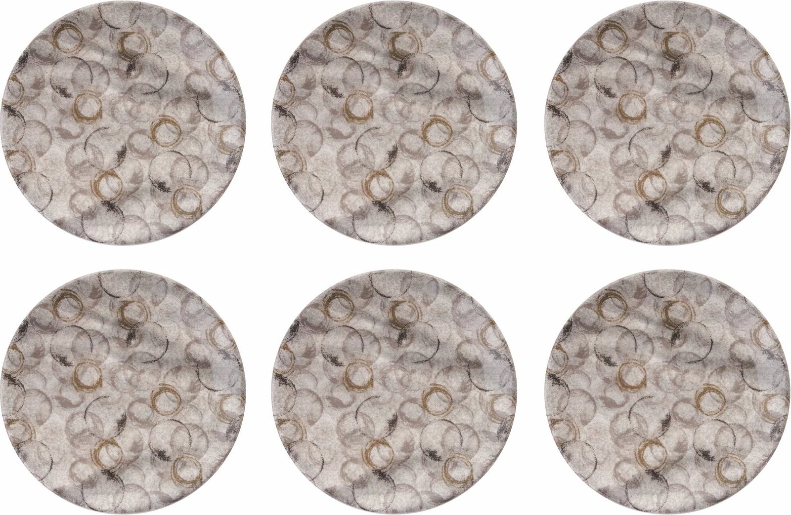 Set pjatash ëmbëlsirash (6 copë), Hermia Concept, Bubble