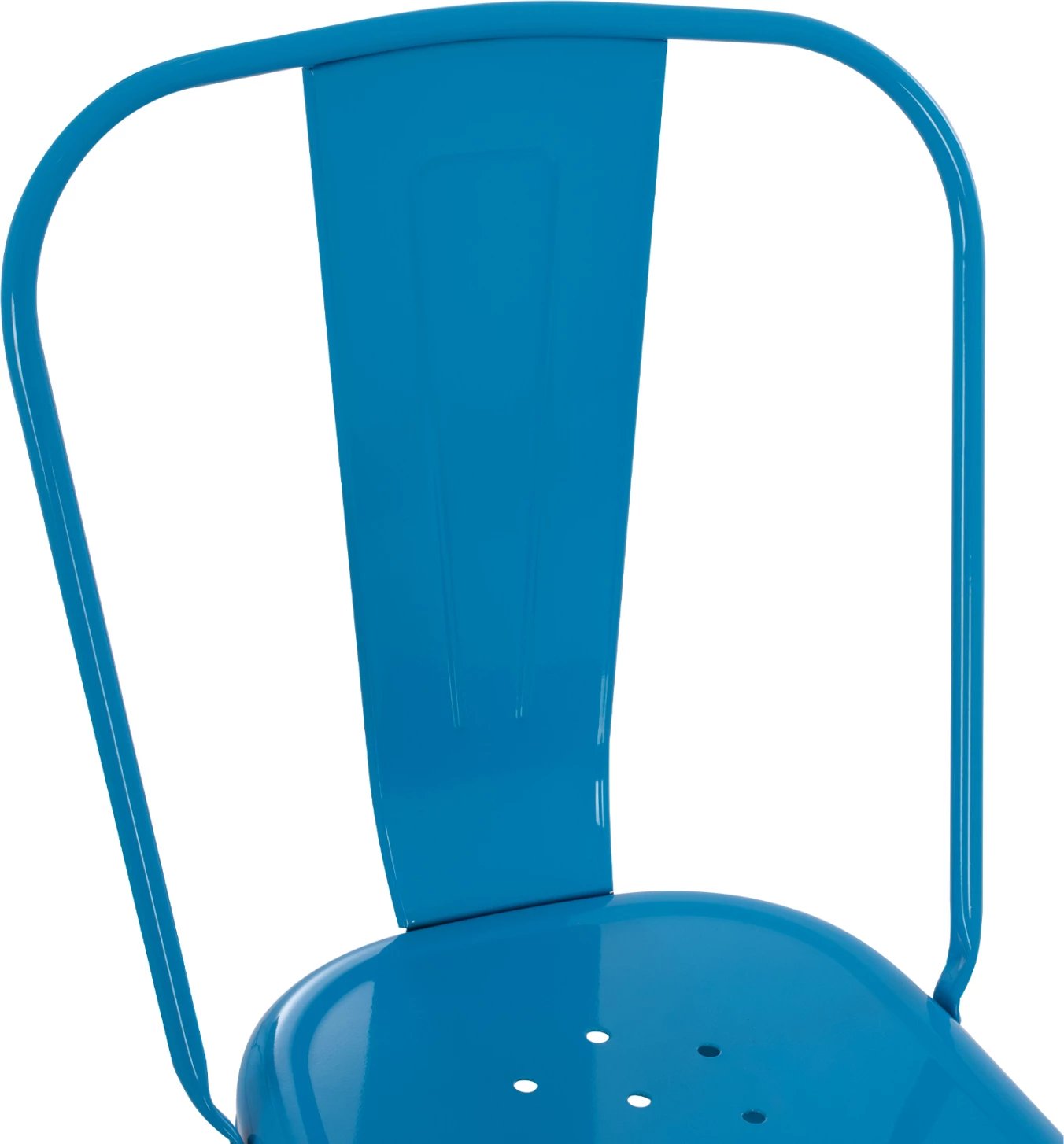 Karrige për ngrënie MELITA-PRO FH8641.48 metalike, ngjyrë kaltër, 44x47x84.5H cm