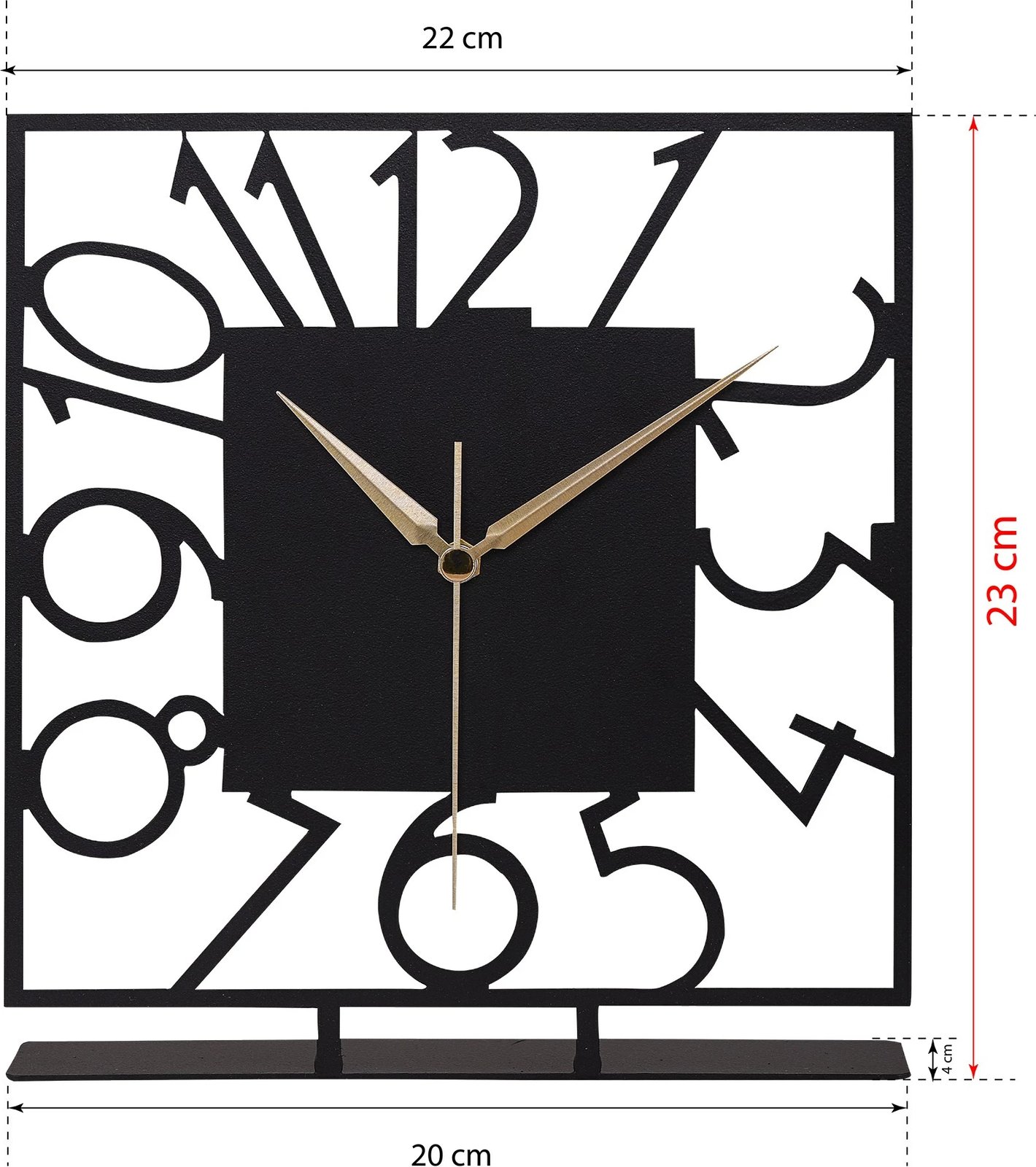 Orë dekorative Aberto Design, Piazza, e zezë