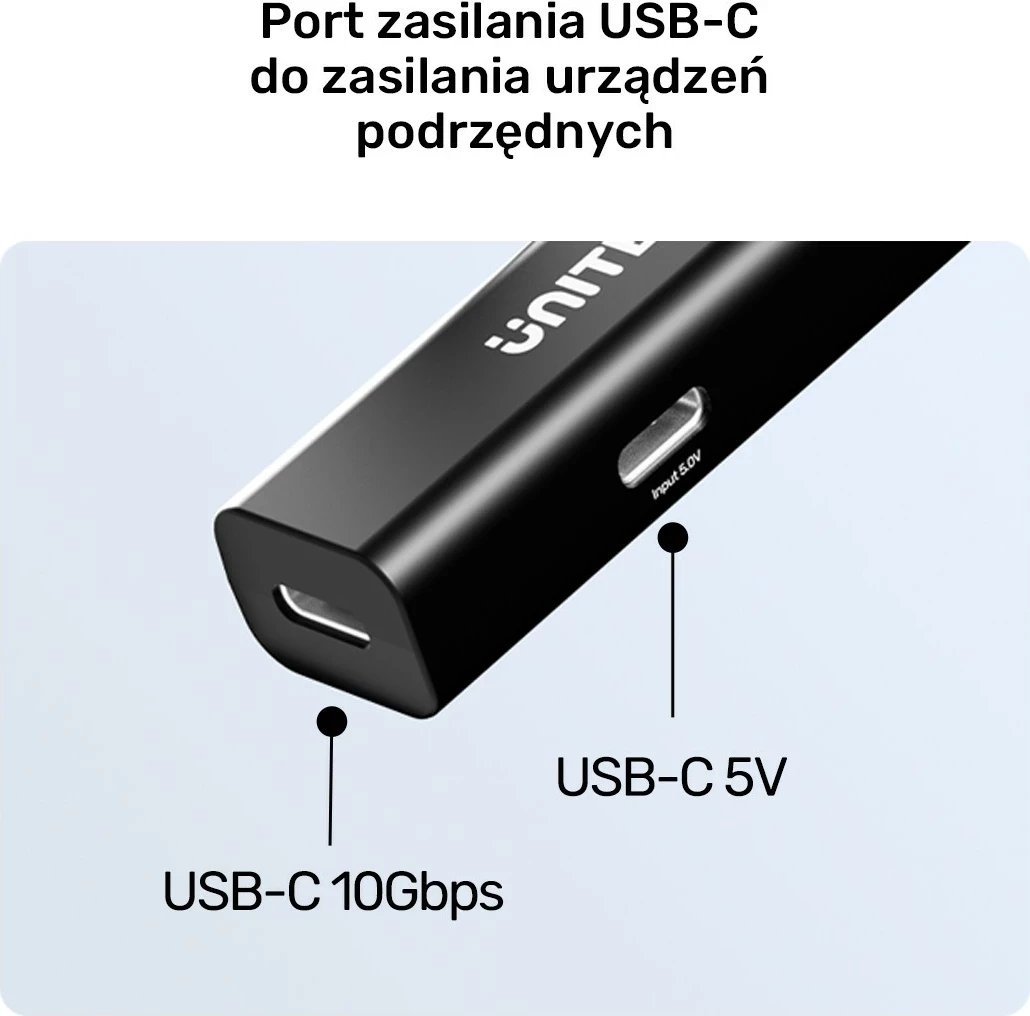 Kabllo zgjatëse USB-C Unitek 5m 10Gbps e zezë