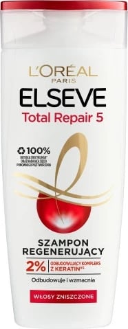 Shampon për femra L'Oreal Paris Elseve Total Repair 5, 400ml Shampon për femra L'Oreal Paris Elseve Total Repair 5, 400ml