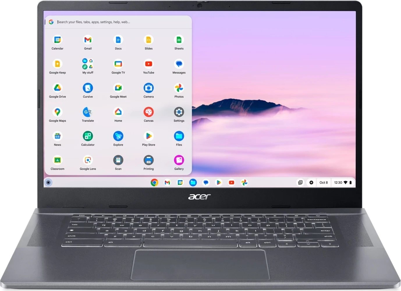 Laptop Acer Chromebook Plus CB515-2H, 15,6", Intel Core i5, 8GB RAM, 512GB SSD,Intel Iris Xe Graphics, i zi