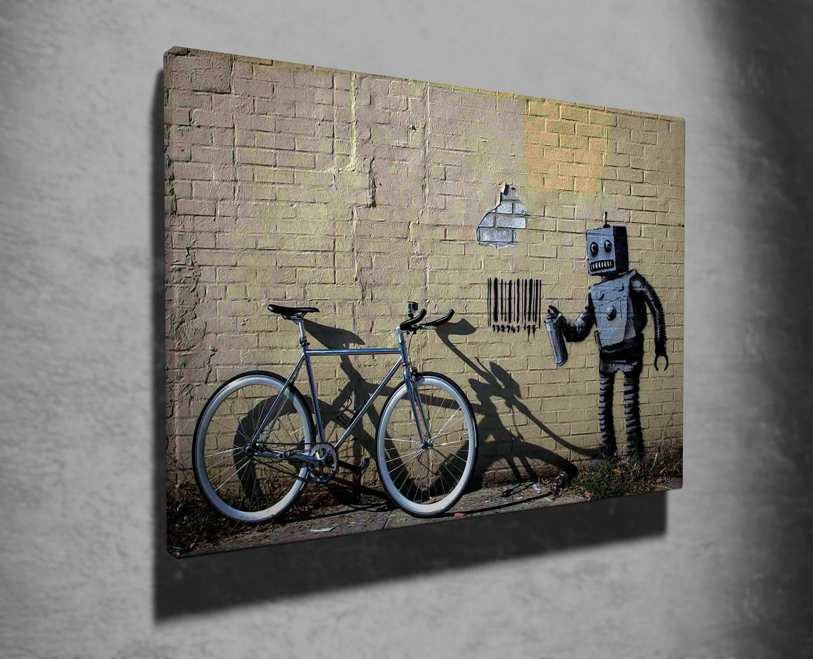 Pikturë dekorative në kanavacë, Banksy, shumëngjyrëshe, WY19, 50x70cm