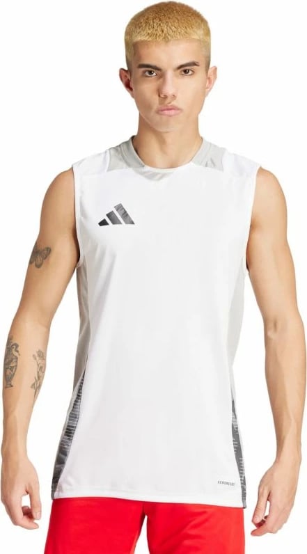 Maicë pa mëngë për meshkuj adidas, e bardhë