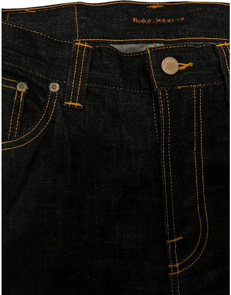 Pantallona xhins Nudie Jeans, të zeza