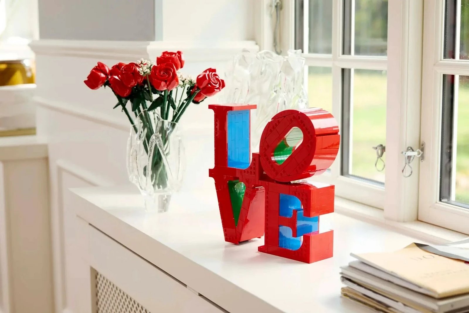 Set LEGO ART 31214 LOVE, për të rritur, i kuq