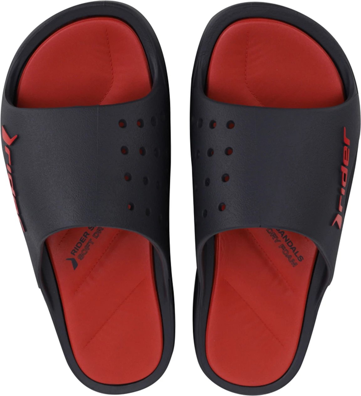Papuqe për meshkuj Rider, navy-red