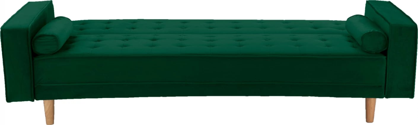 Divan-shtrat Salvador FH3150.13, kadife jeshile, 224x88x84 cm