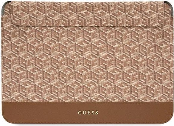 Mbështjellës laptopi Guess GCube Stripe, 14", Kafe