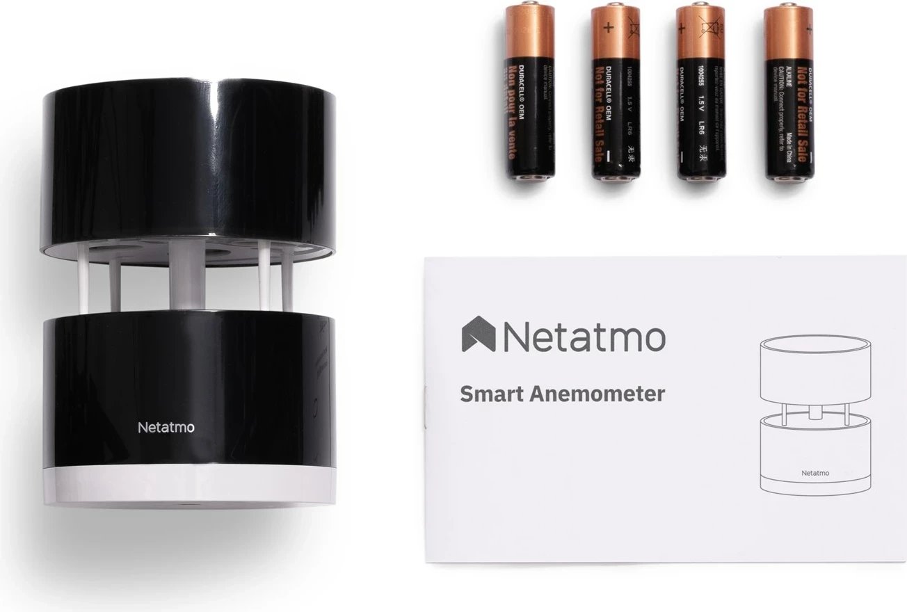 Anemometër i mençur Netatmo, i bardhë