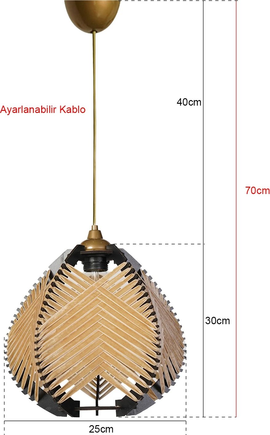 Llambë tavani Opviq, YL224, ngjyrë krem