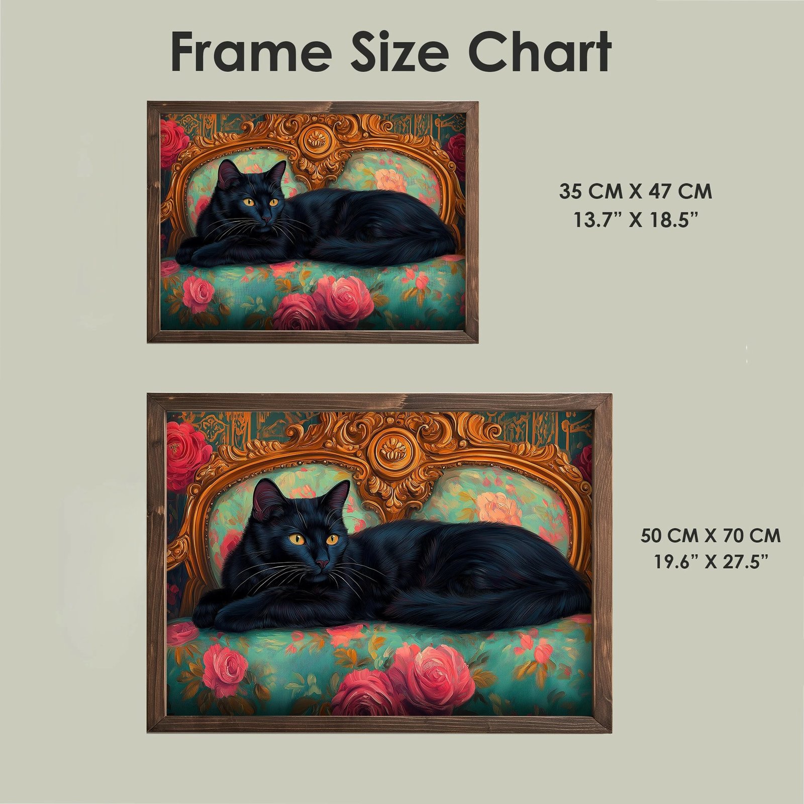 Pikturë dekorative me kornizë MDF, Wallity, TUN125-XL, shumëngjyrëshe, 50x70x3.5cm