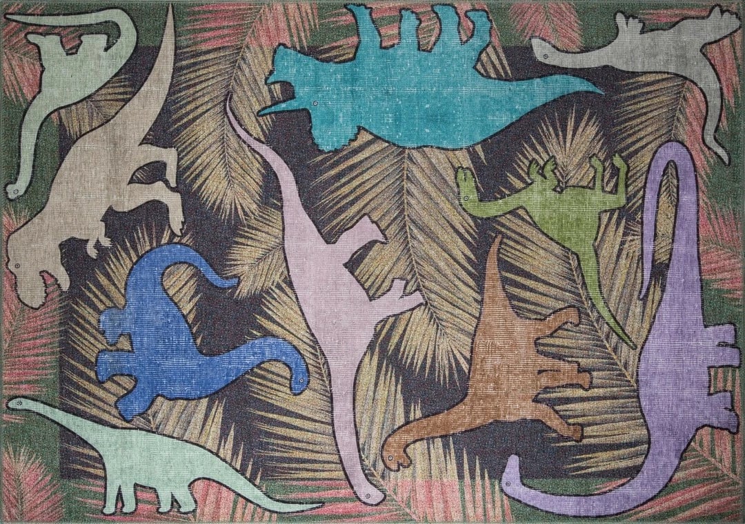 Qilim shumëngjyrësh për fëmijë, 210x310cm, Conceptum Hypnose, Chenille i hollë, AL 110