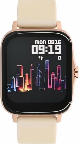 SmartWatch GARETT SPORT ACTIVITY GT GOLD STEEL (Waterproof IP67, 1.7" Touch)
