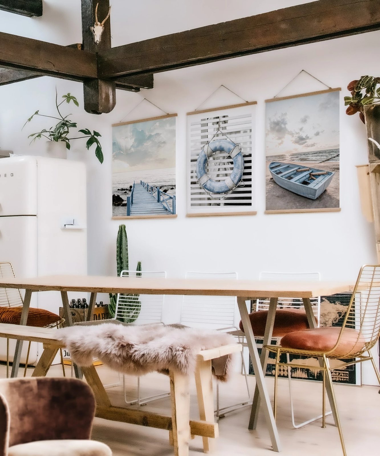 Pikturë dekorative me kornizë (3 copë), Wallity, SRG18