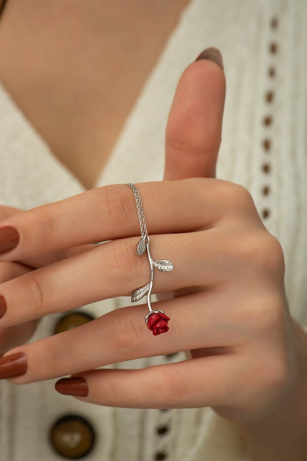 Varëse argjendi, Jumeon, TRDYL342, ngjyrë argjendi dhe e kuqe