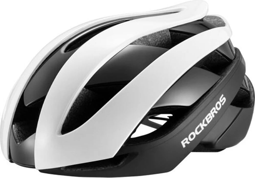 Helmetë biçiklete Rockbros 10110004001, L, bardhë/zezë