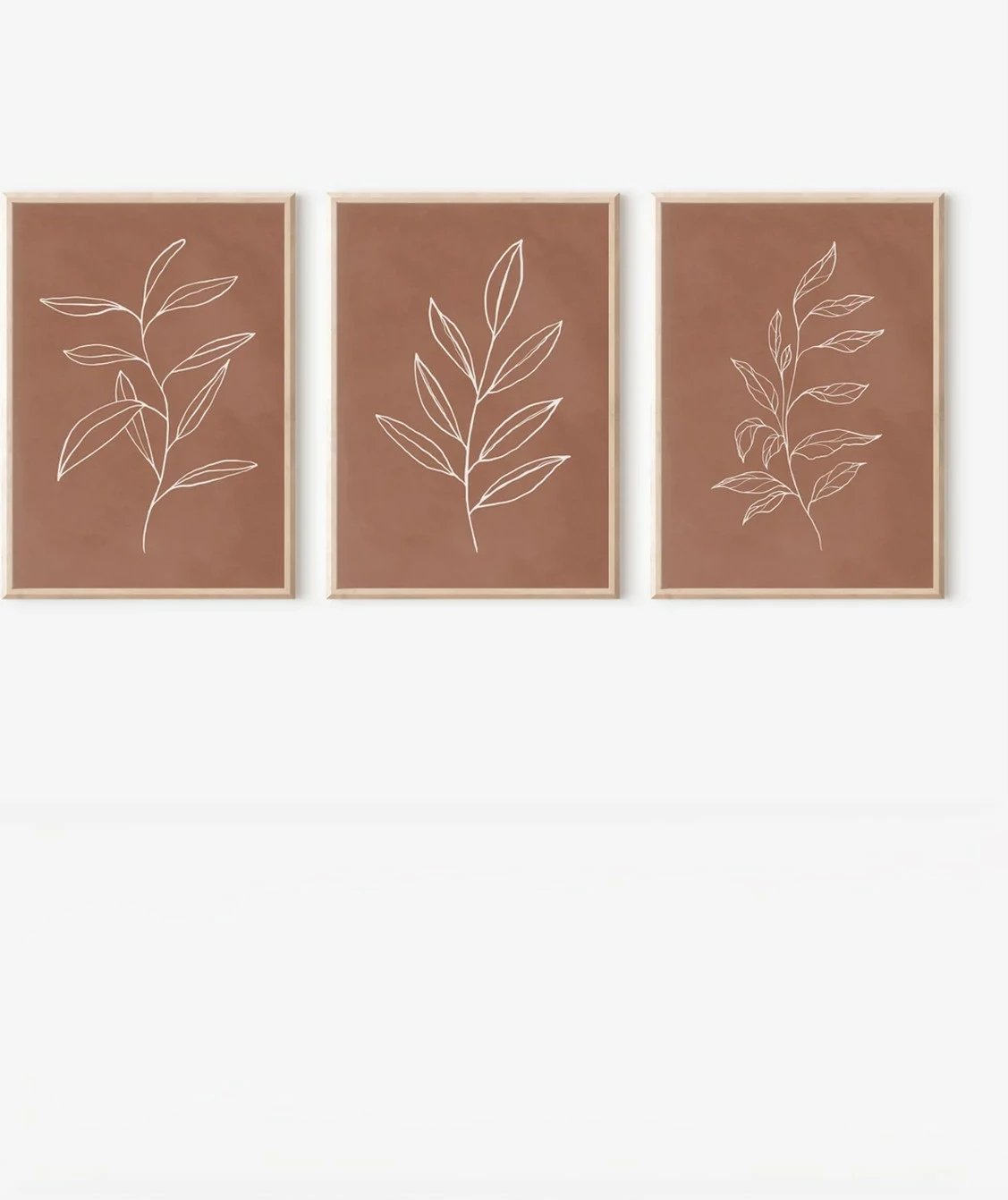 Set pikturash dekorative me kornizë, 3 copë, Wallity, 3Dartsohoset52