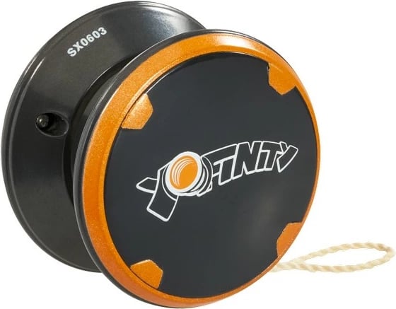 Yo-Yo Goliath YoFinity MEZMA, plastikë, me drita LED, portokalli/zi