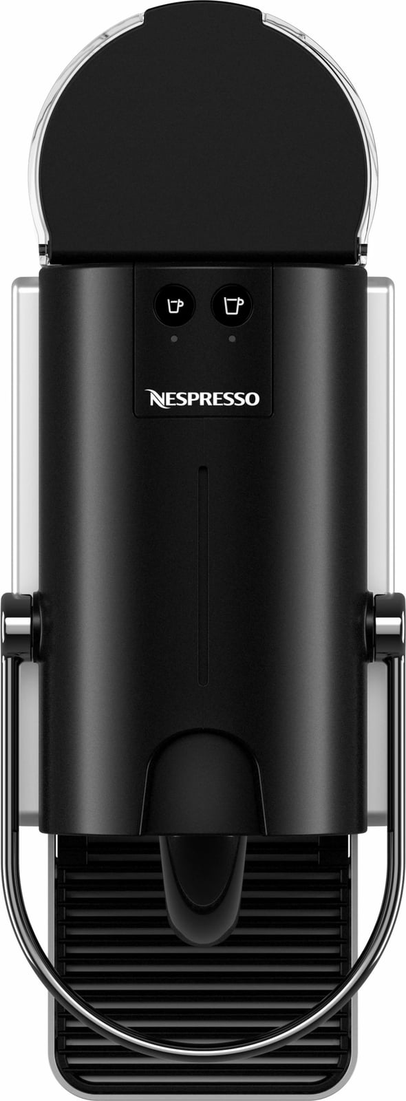 Aparat kafeje kapsulë DeLonghi Pixie EN127.S, 1 L, 1260 W, Ngjyrë e zezë, gri, argjendtë