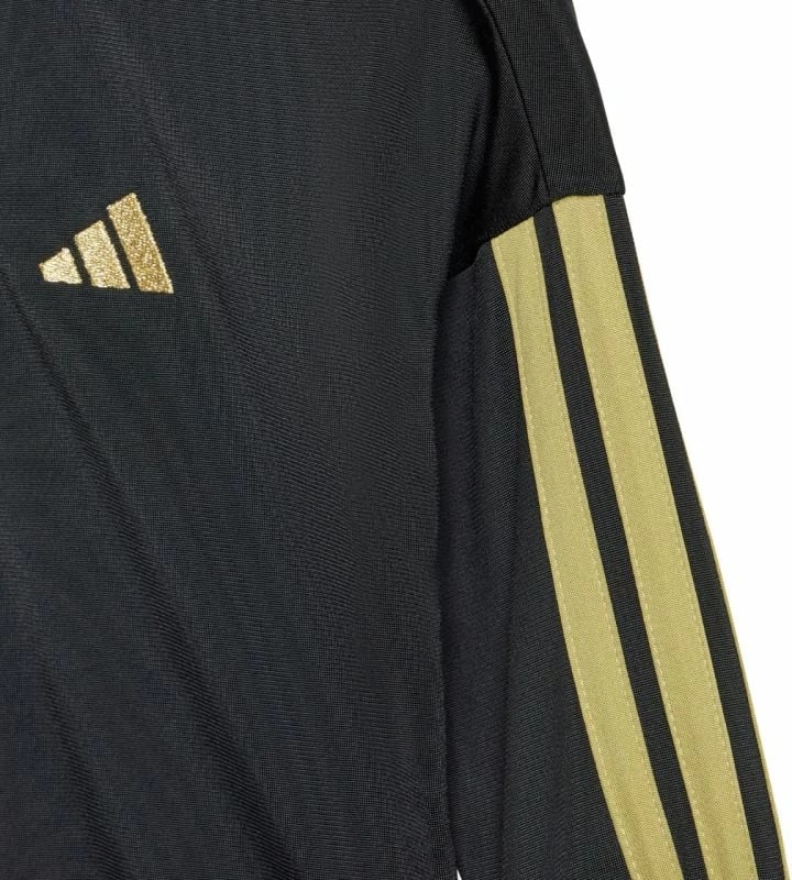 Trenerka për fëmijë adidas, e zezë dhe e artë