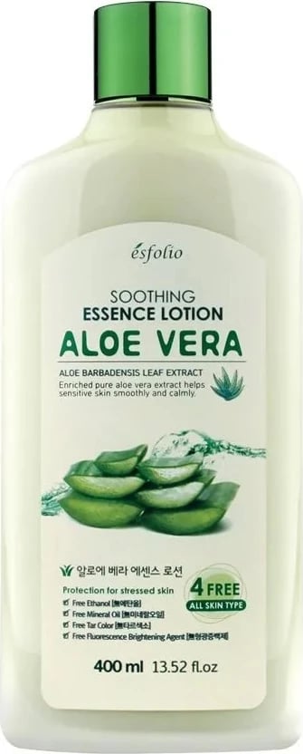 Esencë hidratuese për fytyrë dhe trup Esfolio Aloe Vera për femra 400ml